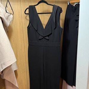 Bar III Black Sleeveless Jumpsuit